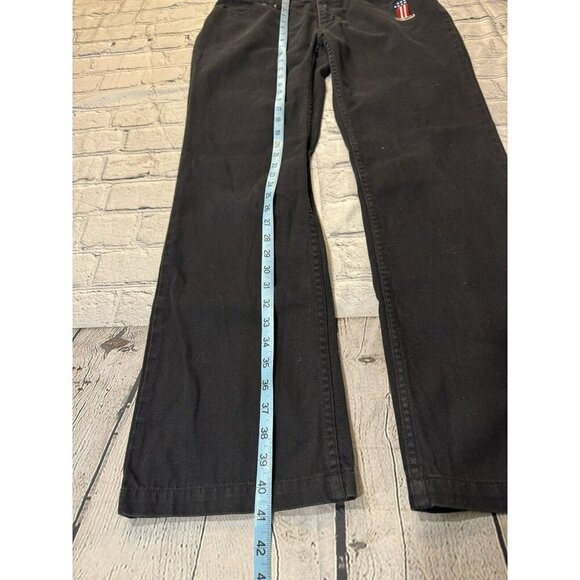 Harley-Davidson Motorcycles Womans Bootcut Denim Black Embroider Riding Jeans 12 - Picture 11 of 12